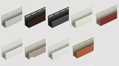 Фасадный J-профиль 30 мм Docke для коллекций BERG, BURG, KLINKER, FLEMISH, палевый