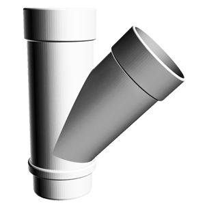 Docke LUX Пломбир Тройник 45? (6 шт/уп)