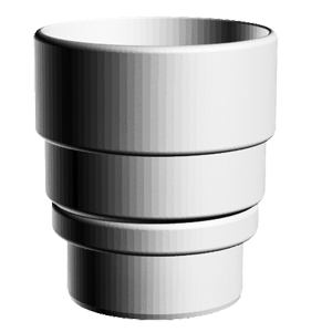 Docke LUX Пломбир Переходник Lux/Standart (55 шт/уп)