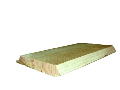 Имитация бруса 20x196x6000 сорт AB Скандинавский профиль