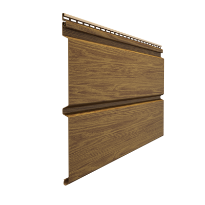 Сайдинг виниловый Docke LUX под дерево Брус D6S, миндаль