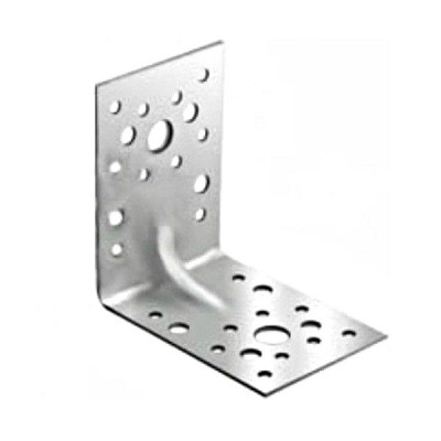 Крепежный уголок усиленный оцинкованный 90х90х65х2