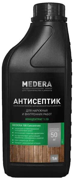 Medera 100 Concentrate - Антипирен невымываемый зеленый (1/10), 1 л