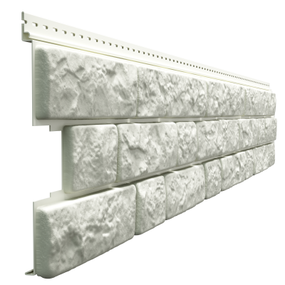 Сайдинг виниловый Docke LUX под камень BERGART, кокос