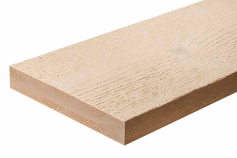 Доска сухая 25x125x3000 сорт AB
