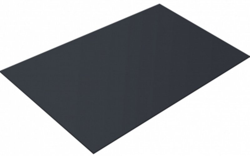 Плоский лист 0,5 Satin RAL 7024 мокрый асфальт 2м х 1,25м