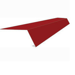 М.черепица Карнизная планка красная (RAL 3005) 0,4мм х 2 м